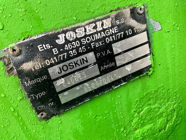 1994 joskin 8400es mesttank - afbeelding 19 van  27