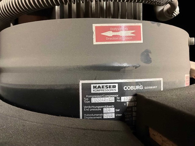 1994 kaeser elpc340-13p luchtcompressor - afbeelding 6 van  6
