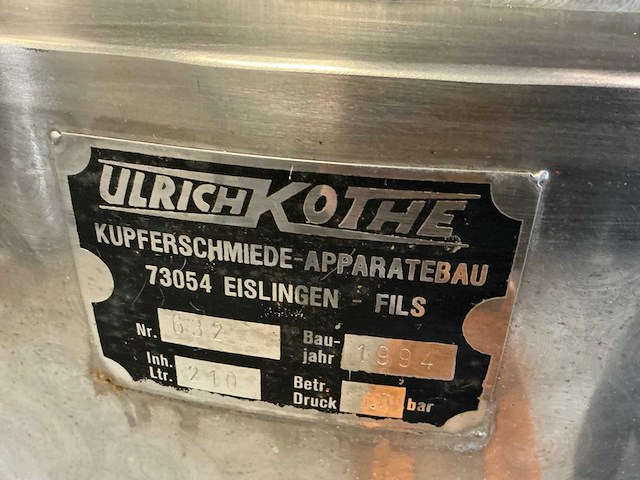 1994 kothe destileerketel 150liter - afbeelding 11 van  17