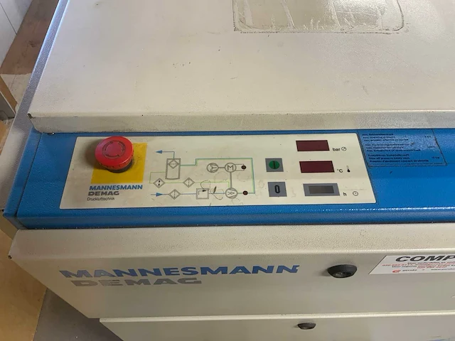 1994 mannesmann demag sprint 030 schroefcompressor - afbeelding 4 van  6