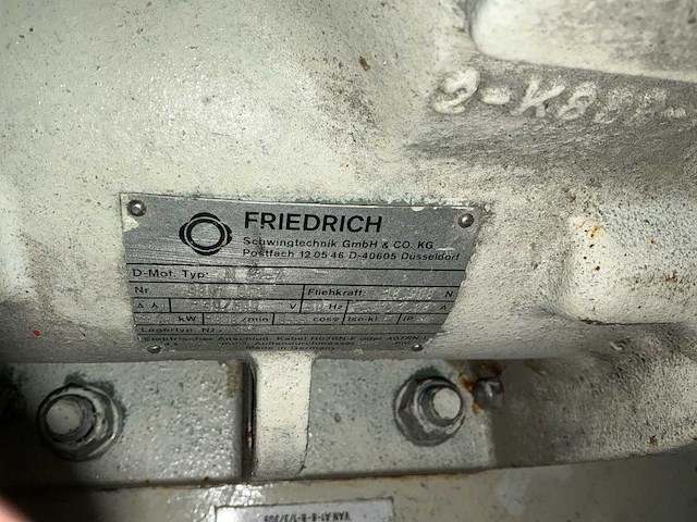 1994 merz ula 850/50-1000 trilcascadzeef / trilzeefinstallatie - afbeelding 10 van  21