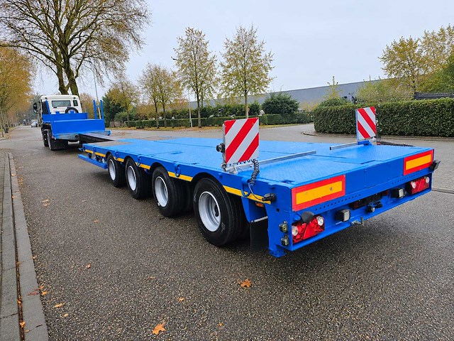 1994 nooteboom mco-58-04v telescopic 4-assige hydraulisch gestuurde dieplader – 44.000kg - afbeelding 10 van  16
