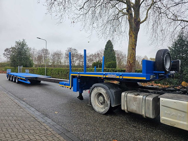 1994 nooteboom mco-58-04v telescopic 4-assige hydraulisch gestuurde dieplader – 44.000kg - afbeelding 11 van  16