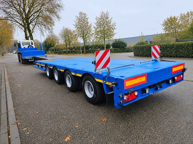 1994 nooteboom mco-58-04v telescopic 4-assige hydraulisch gestuurde dieplader – 44.000kg - afbeelding 10 van  16