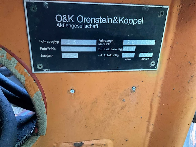 1994 o&k l5 shovel - afbeelding 17 van  24