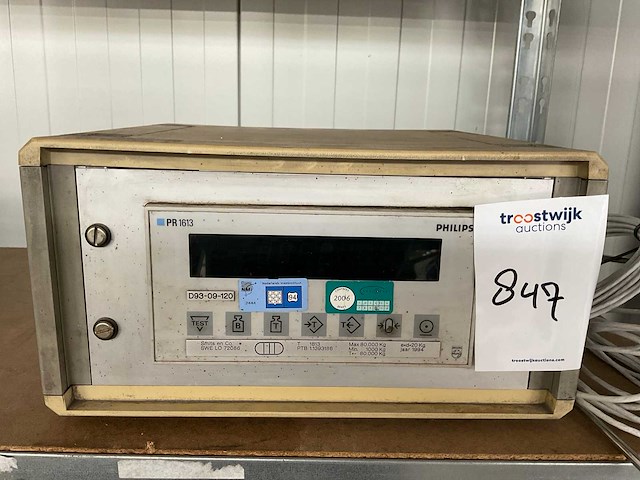 1994 philips pr1613 industriële weegindicator - afbeelding 1 van  4
