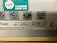 1994 philips pr1613 industriële weegindicator - afbeelding 3 van  4
