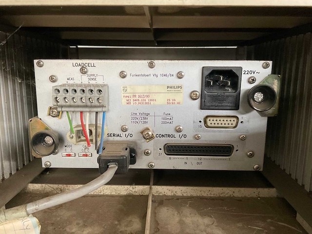 1994 philips pr1613 industriële weegindicator - afbeelding 4 van  4