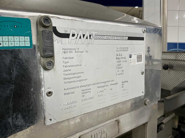 1994 pmt/m.b.p. easy weigh rvs weegunit - afbeelding 8 van  8