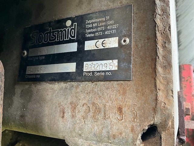 1994 slootsmid si 9500 mesttank met jako bemester - afbeelding 26 van  33