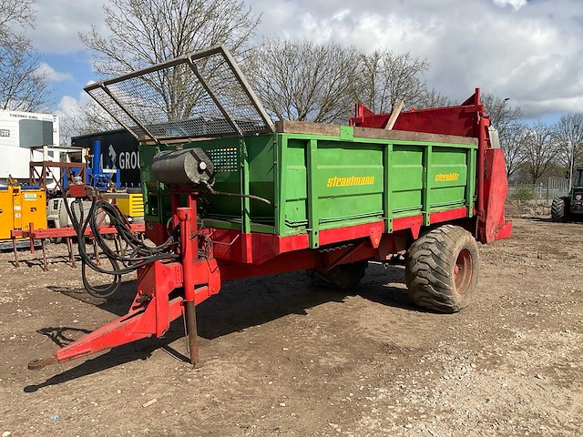 1994 strautmann streublitz meststrooier/mestverspreider. - afbeelding 1 van  11