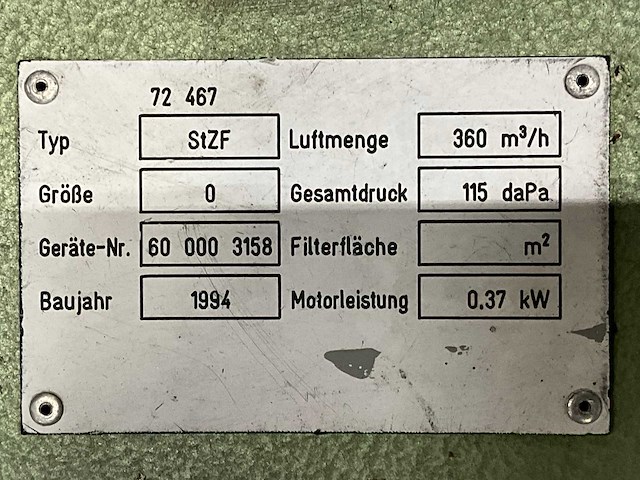 1994 stzf luchtfilter - afbeelding 6 van  6