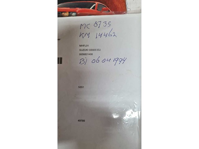 1994 suzuki gs 500 motorfiets - afbeelding 5 van  5