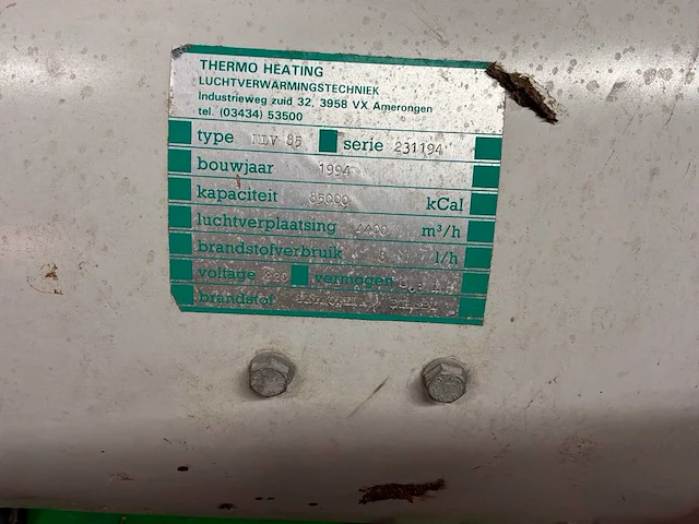 1994 thermo mlv 85 heater - afbeelding 3 van  3