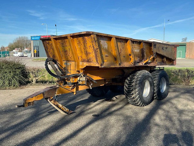 1994 veenhuis 18000 dumper aanhanger - afbeelding 1 van  9