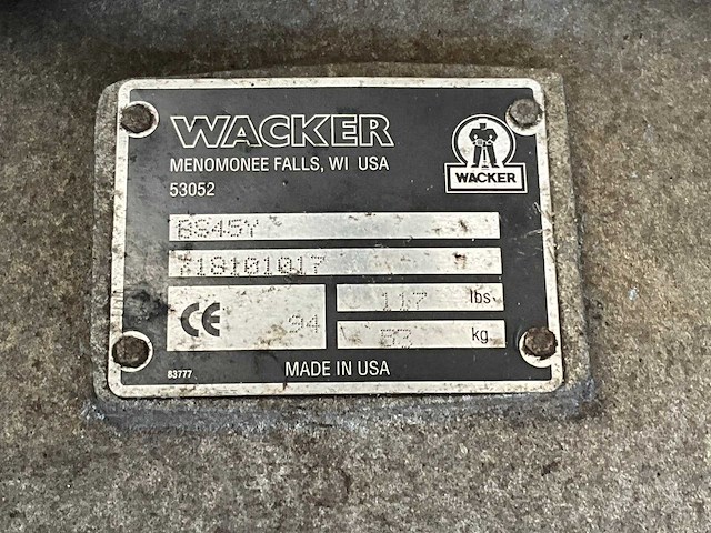1994 wacker bs 45 y trilstamper - afbeelding 5 van  7