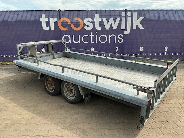 1995 - hapert - h2700 - kipper aanhangwagen - afbeelding 2 van  4