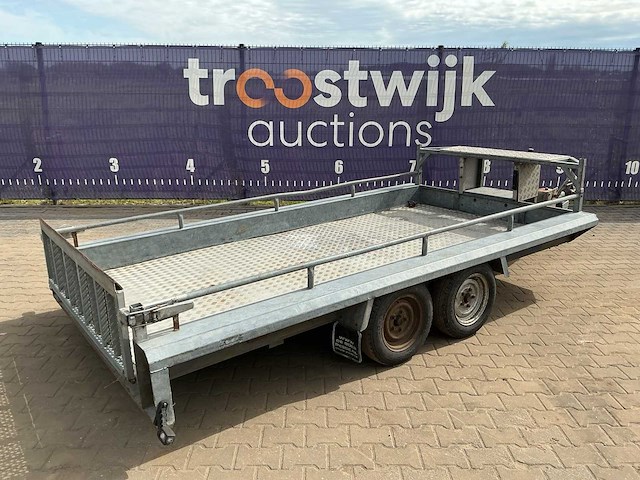 1995 - hapert - h2700 - kipper aanhangwagen - afbeelding 3 van  4