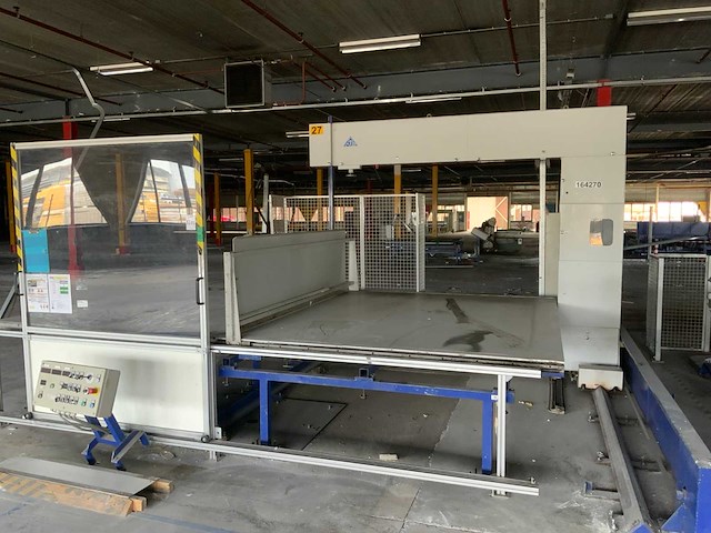 1995 albrecht bäumer kg rk verticale schuimrubber snijmachine - afbeelding 1 van  7