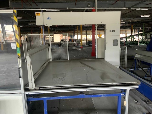 1995 albrecht bäumer kg rk verticale schuimrubber snijmachine - afbeelding 2 van  7