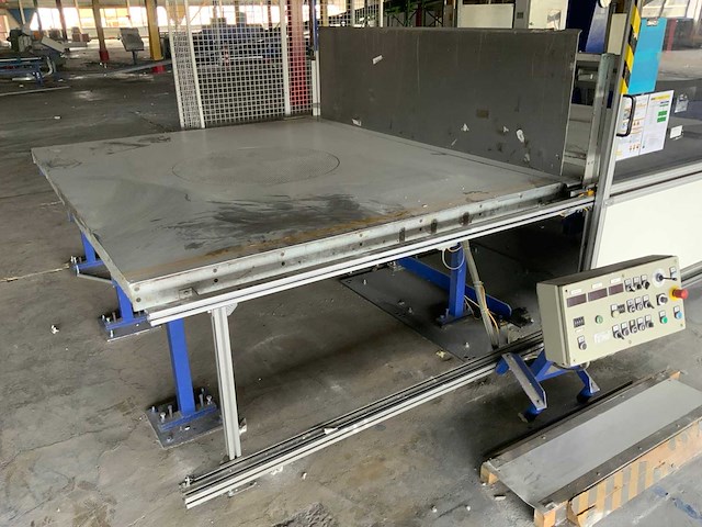 1995 albrecht bäumer kg rk verticale schuimrubber snijmachine - afbeelding 3 van  7