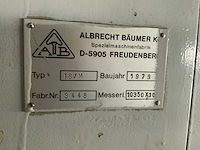 1995 albrecht bäumer kg rk verticale schuimrubber snijmachine - afbeelding 7 van  7