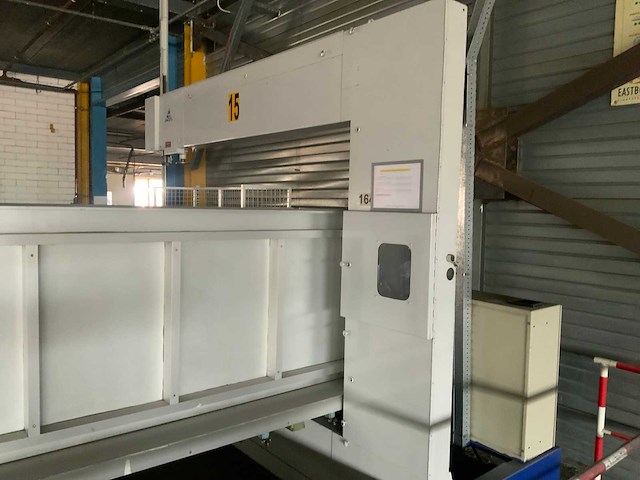 1995 albrecht bäumer kg rk verticale schuimrubber snijmachine - afbeelding 4 van  7
