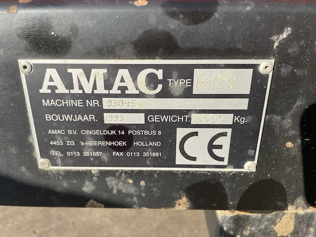 1995 amac axl 2 - aardappelrooier - afbeelding 21 van  21