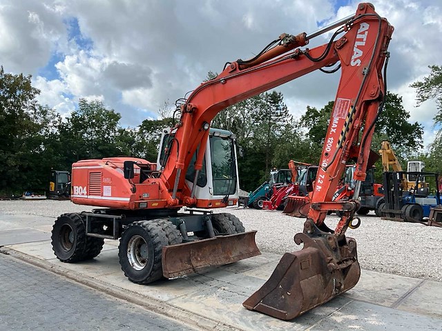 1995 atlas 1304 banden graafmachine - afbeelding 33 van  38