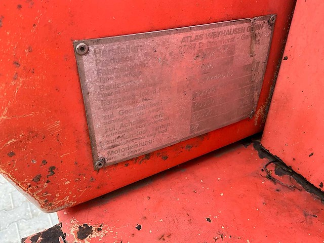 1995 atlas 1304 banden graafmachine - afbeelding 31 van  38