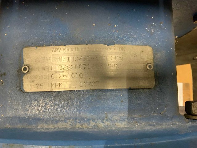 1995 avp wi80/50-380 205 centrifugaalpomp - afbeelding 5 van  5