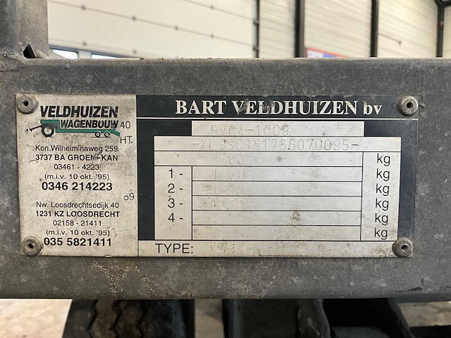 1995 baveco g43 5 machinetransporter - afbeelding 7 van  15