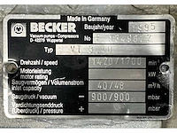 1995 becker vt 3.40 vacuümpomp - afbeelding 5 van  5