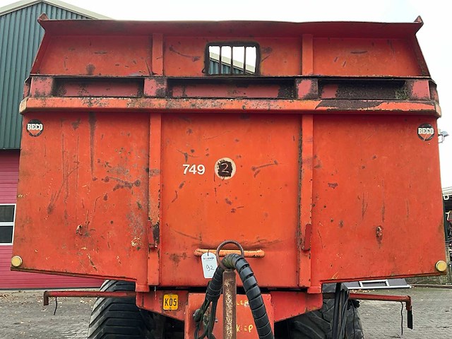 1995 beco gigant 140 dumper aanhanger - afbeelding 6 van  19