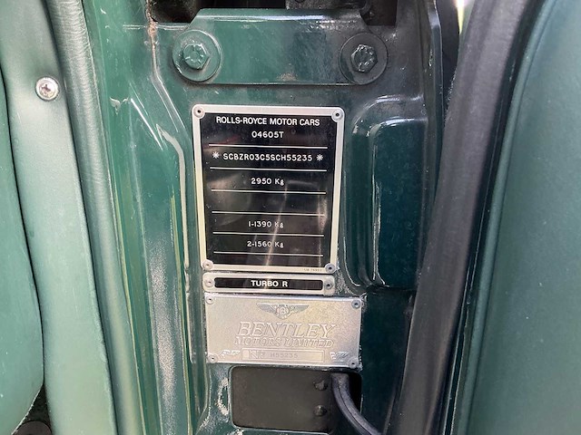 1995 bentley turbo r - personenauto - afbeelding 56 van  71