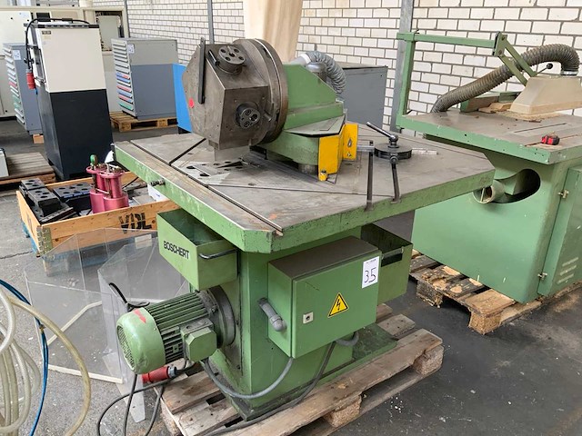 1995 boschert lb 13 futura hydraulische uithoekmachine plus pons index kop - afbeelding 2 van  8