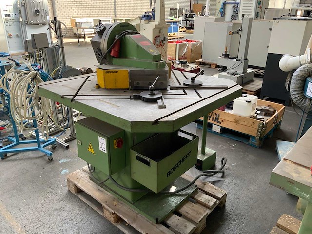 1995 boschert lb 13 futura hydraulische uithoekmachine plus pons index kop - afbeelding 3 van  8