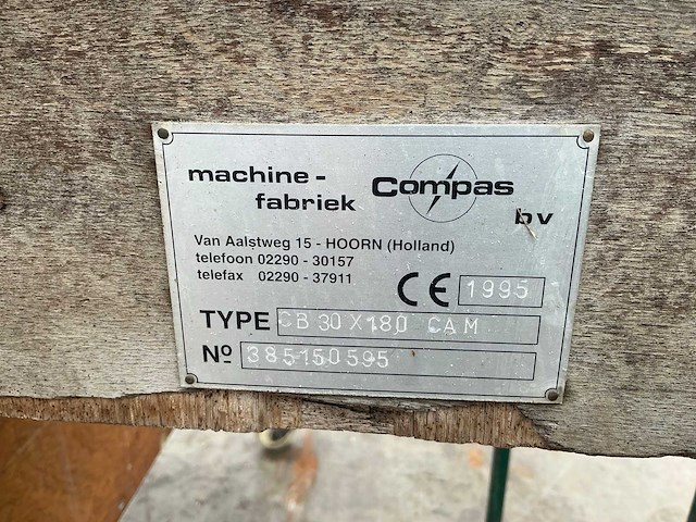 1995 compas rsz 100 s2 hv rollensorteerder - afbeelding 3 van  11