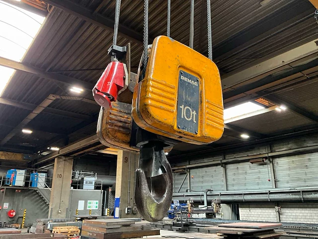 1995 demag 10t bovenloophalkraan - afbeelding 7 van  8