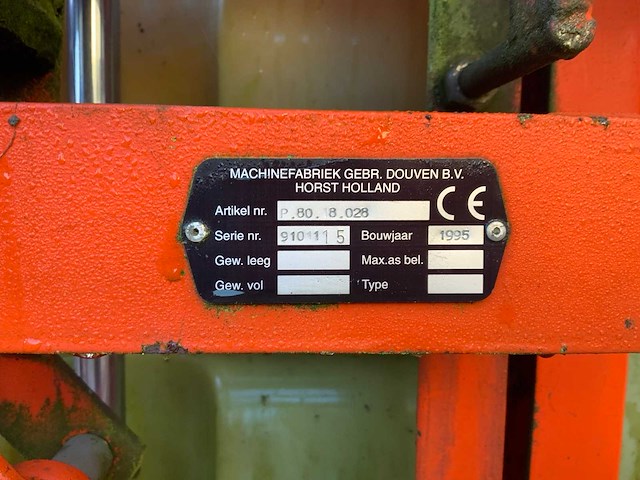 1995 douven p.80.18.028 veldspuit - afbeelding 8 van  16