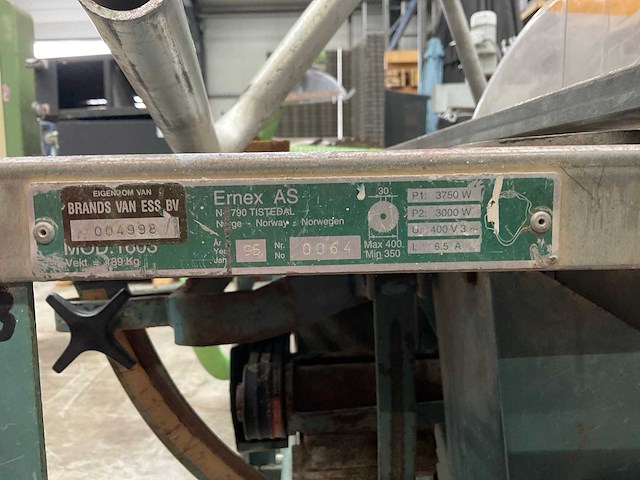 1995 ernex 1603 bouwzaagtafel - afbeelding 3 van  3