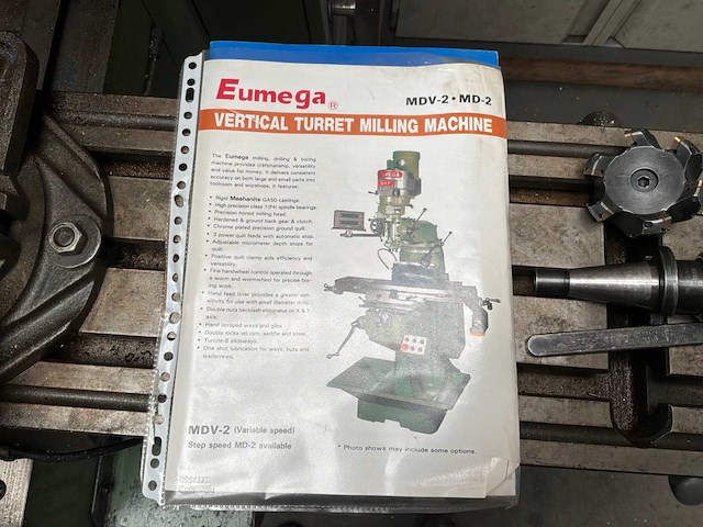1995 eumega mdv-2 verticale freesmachines - afbeelding 6 van  14