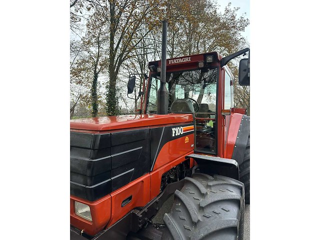 1995 fiat f100 hi-lo vierwielaangedreven landbouwtractor - afbeelding 11 van  14