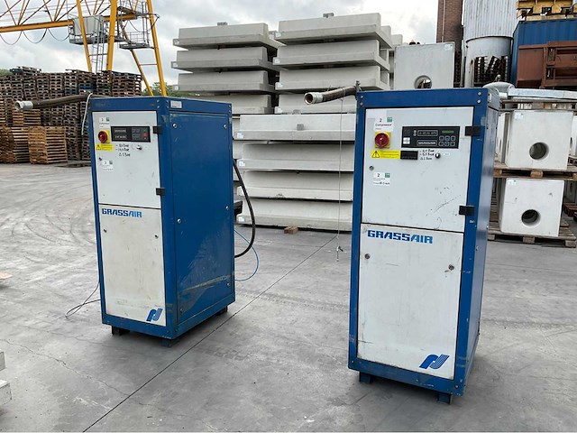 1995 grassair s97.10 sfx schroefcompressor (2x) - afbeelding 7 van  7