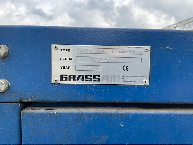 1995 grassair s97.10 sfx schroefcompressor (2x) - afbeelding 4 van  7