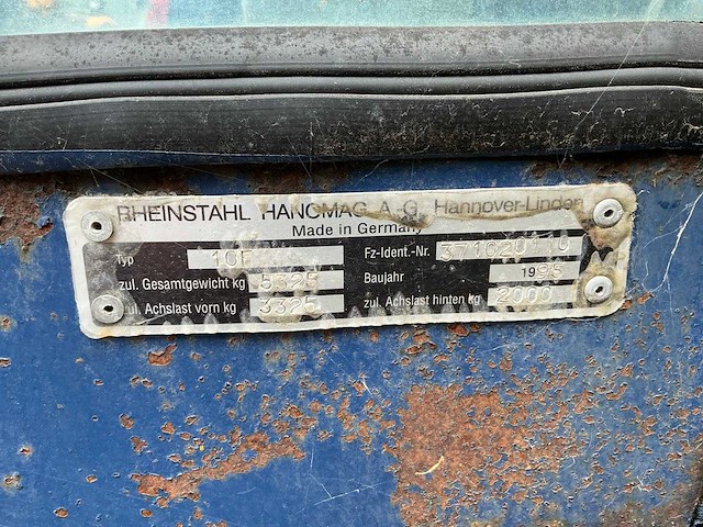 1995 hanomag 10 f shovel - afbeelding 41 van  46