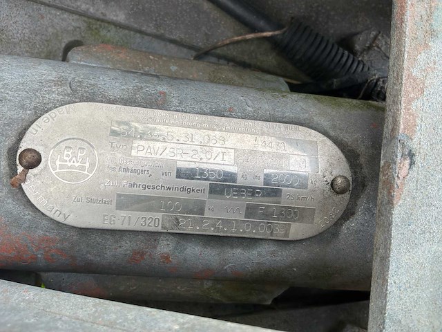 1995 henra g20v2 aanhangwagen - afbeelding 8 van  8