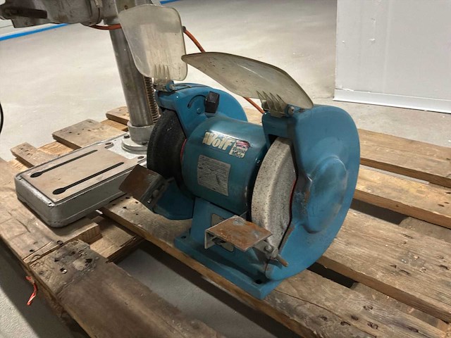 1995 huvema hu16 profi kolomboormachine + tafelslijpmachine (2x) - afbeelding 3 van  13