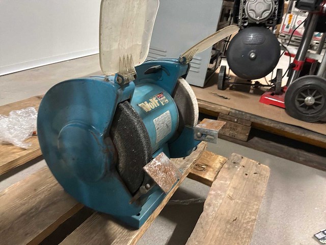 1995 huvema hu16 profi kolomboormachine + tafelslijpmachine (2x) - afbeelding 5 van  13