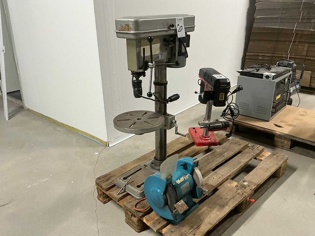 1995 huvema hu16 profi kolomboormachine + tafelslijpmachine (2x) - afbeelding 7 van  13